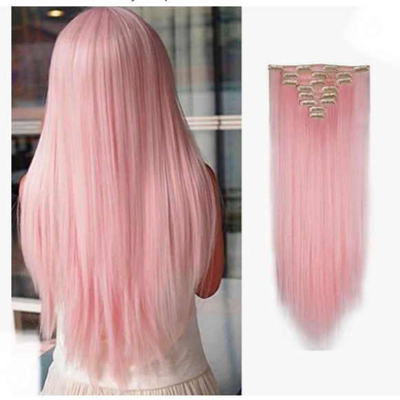 8 Sets!! All 8 Colors Included!!! Straight Full Head Clip in Hair Extensions
